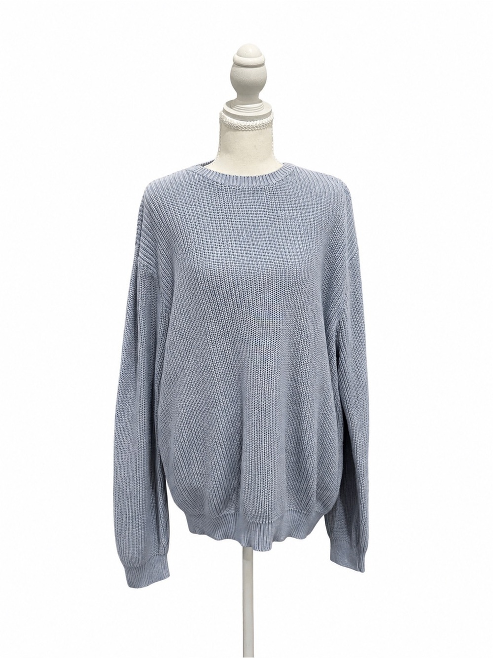 Brandy Melville Oversized Chunky Knit Sweater Light Blue Cozy Slouchy